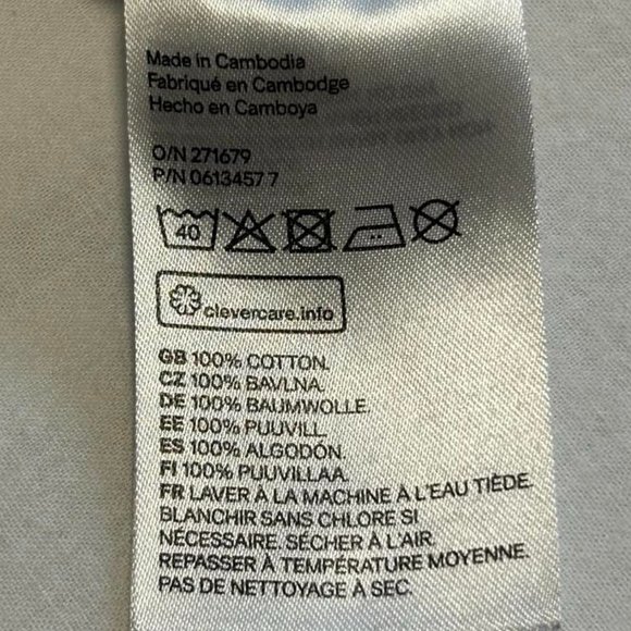 H&M Off-the-Shoulder Striped Shirt XS - Picture 6 of 7